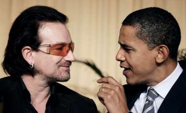 Bono and Obama